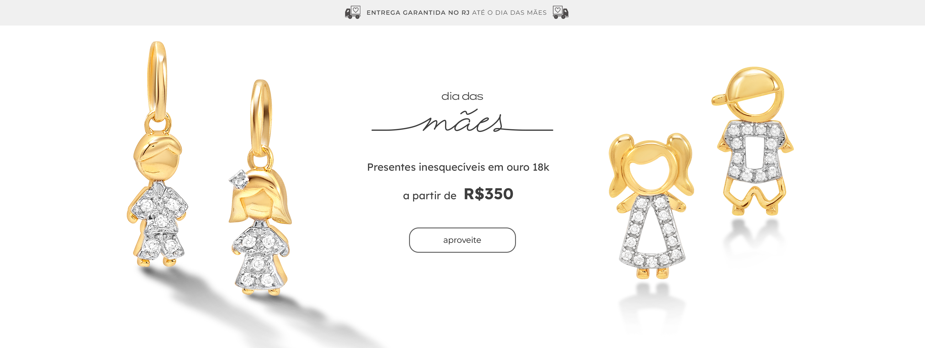 Joias Infantis em Ouro 18k